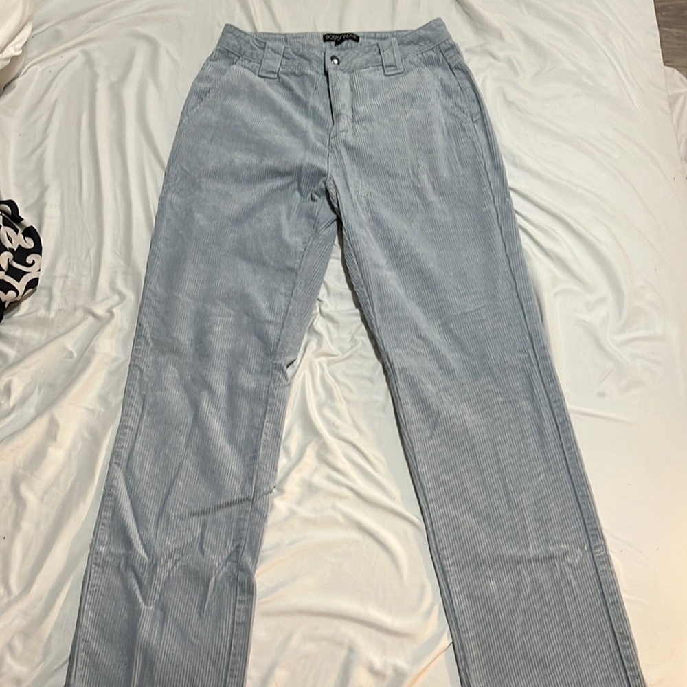 Light Blue Corduroy Pants